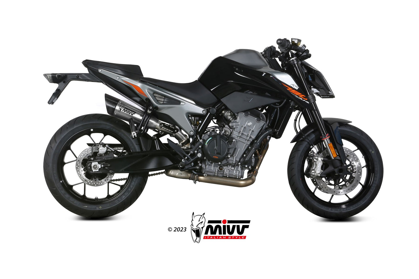 MIVV X-M5 Auspuff Titan passend für KTM 790 DUKE 2018-2026