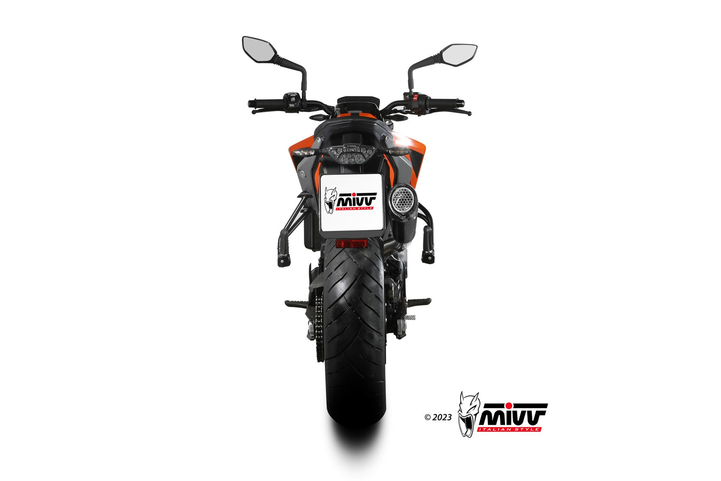MIVV X-M5 Auspuff schwarz passend für KTM 790 DUKE 2018-2026