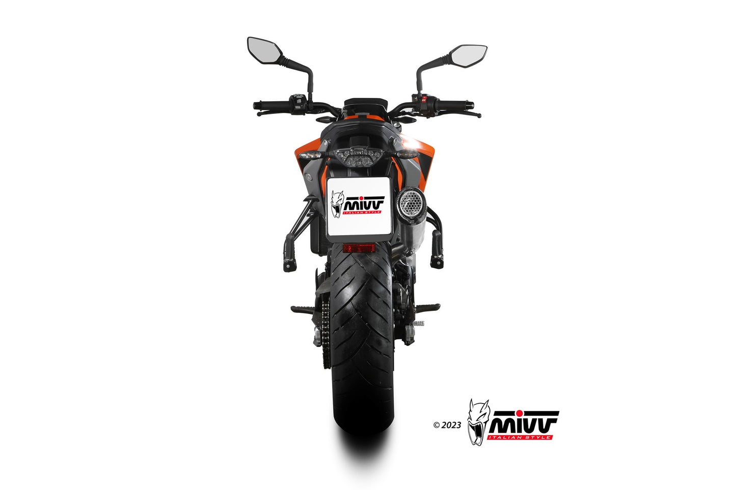 MIVV X-M5 Auspuff Titan passend für KTM 790 DUKE 2018-2026