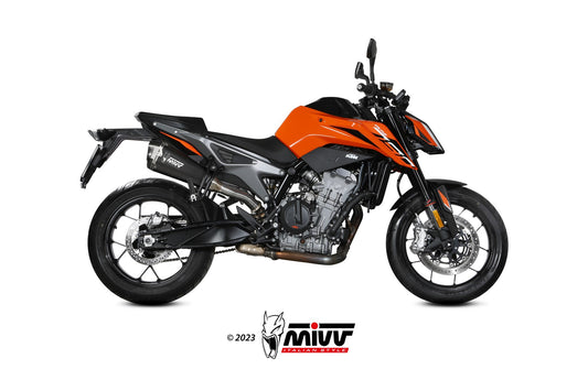 MIVV DELTA RACE Auspuff schwarz passend für KTM 790 DUKE 2018-2026