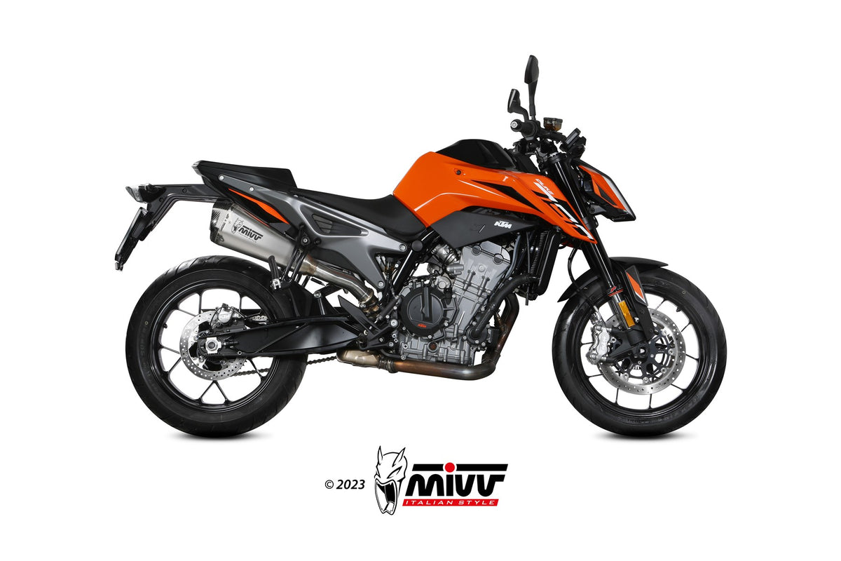 MIVV Delta Race Auspuff silber passend für KTM 790 DUKE 2018-2026