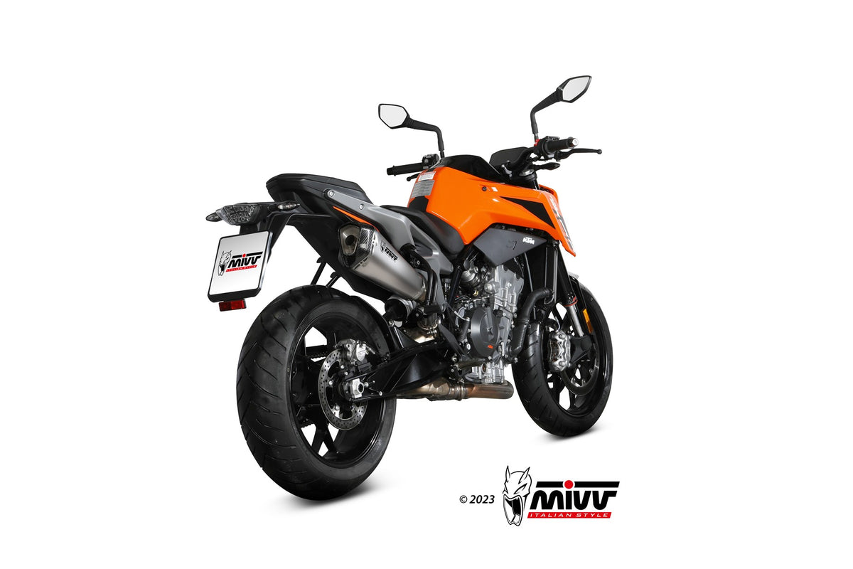 MIVV Delta Race Auspuff silber passend für KTM 790 DUKE 2018-2026