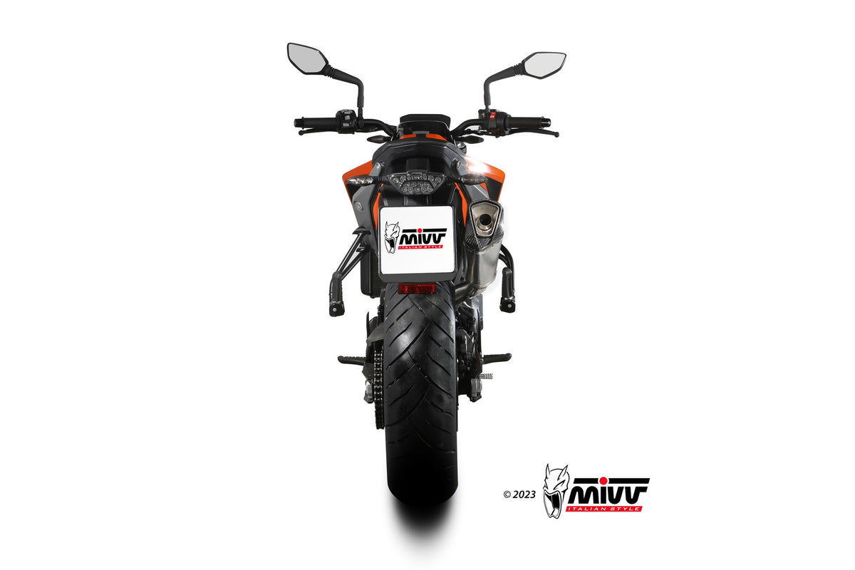 MIVV Delta Race Auspuff silber passend für KTM 790 DUKE 2018-2026