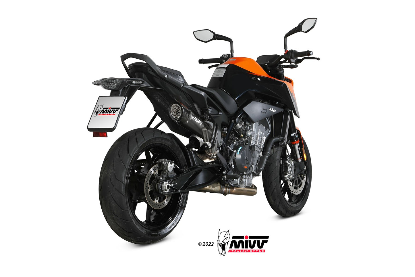 MIVV X-M5 Auspuff schwarz passend für KTM 890 DUKE 2020-2024