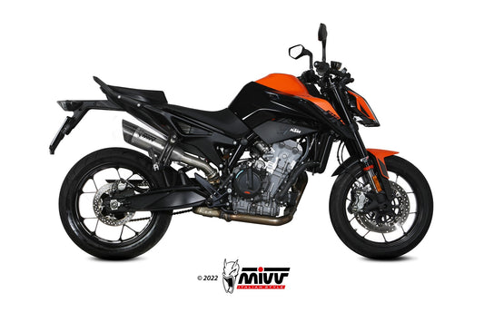 MIVV X-M5 Auspuff Titan passend für KTM 890 DUKE 2020-2024