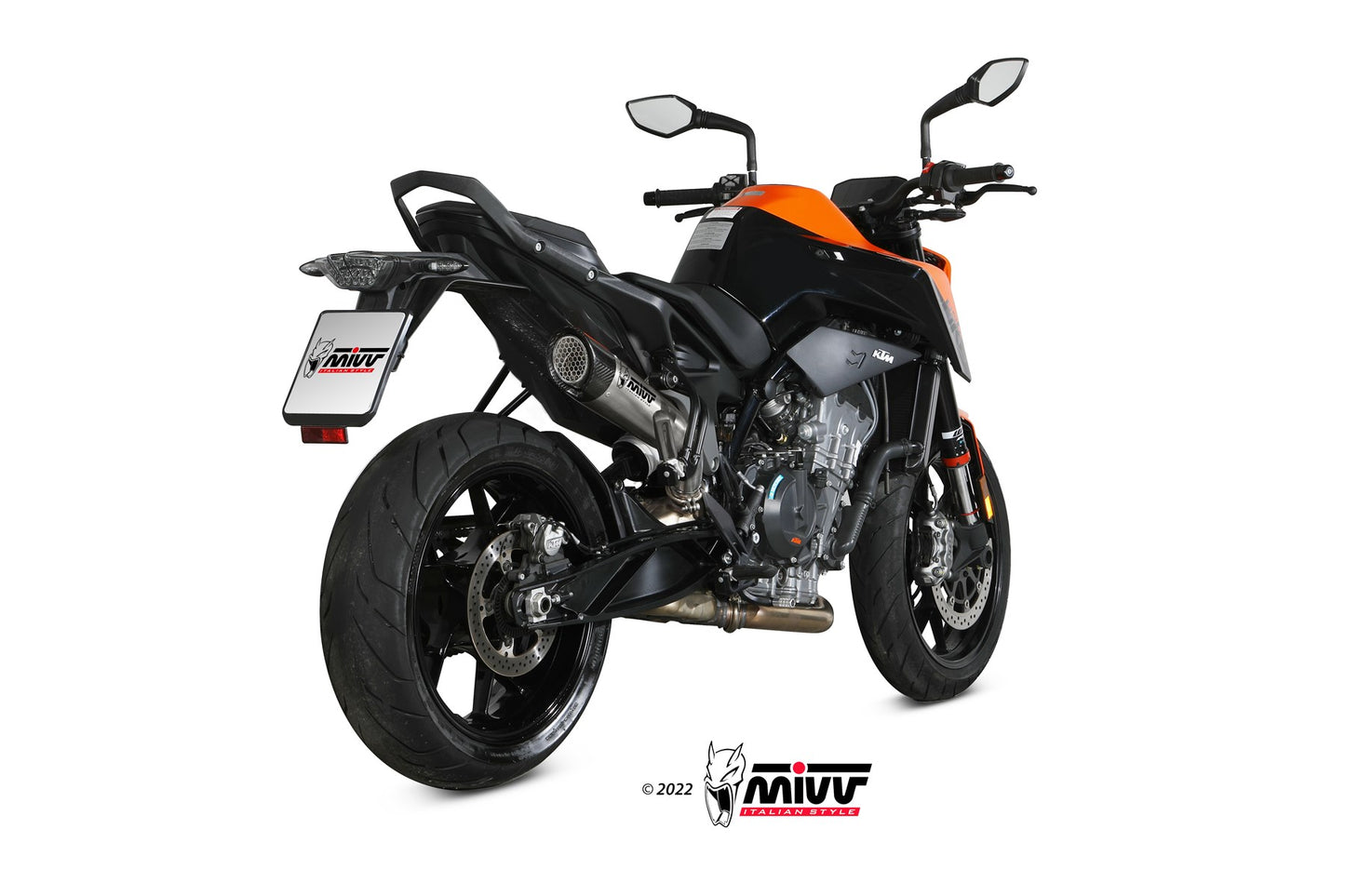 MIVV X-M5 Auspuff Titan passend für KTM 890 DUKE 2020-2024