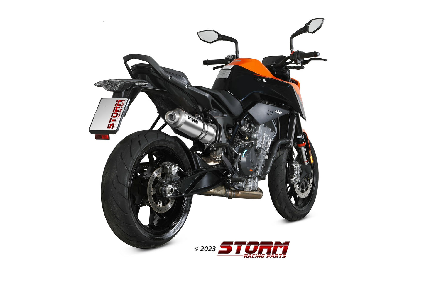 STORM GP Auspuff Edelstahl passend für KTM 890 DUKE 2020-2024