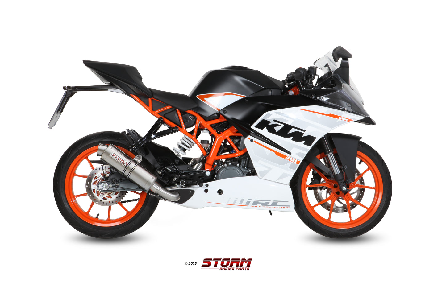 STORM GP Auspuff passend für KTM RC 390 2014-2016