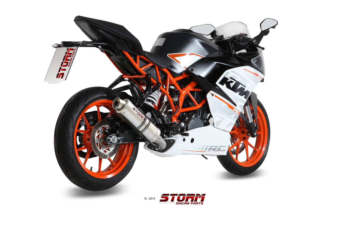 STORM GP Auspuff passend für KTM RC 390 2014-2016