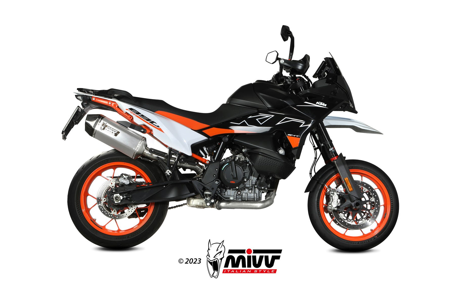 MIVV Speed Edge Auspuff Edelstahl passend für KTM 890 SMT 2023-2026