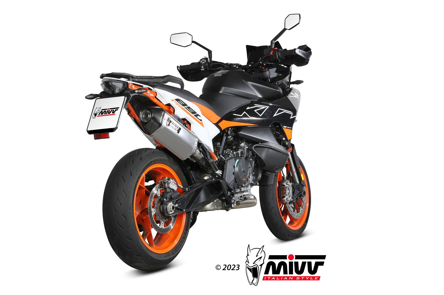 MIVV Speed Edge Auspuff Edelstahl passend für KTM 890 SMT 2023-2026