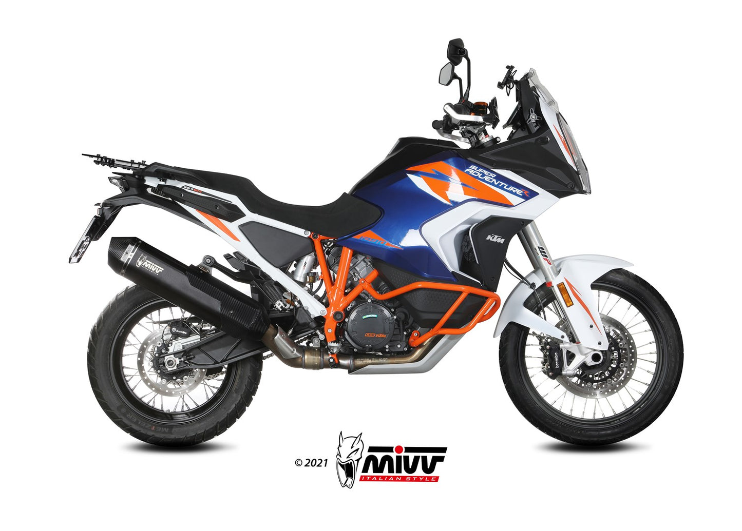 MIVV Speed Edge Auspuff Titan passend für KTM 1290 SUPER ADVENTURE / R / S / T 2021-2024