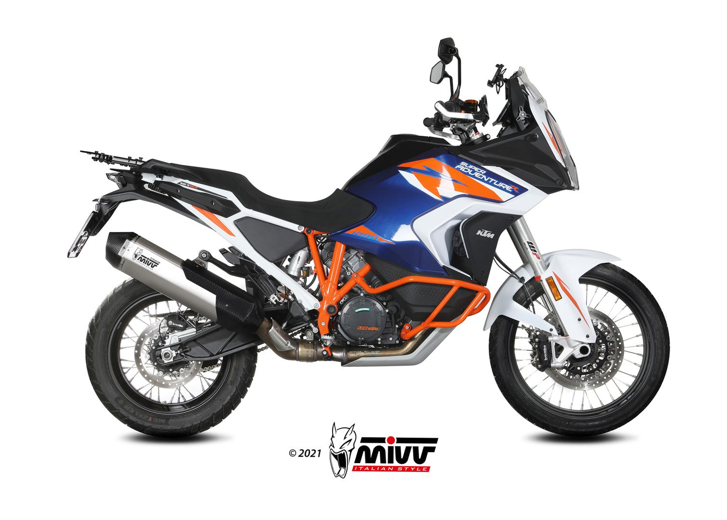MIVV Speed Edge Auspuff Ti passend für KTM 1290 SUPER ADVENTURE /R/S/T 2021-2024