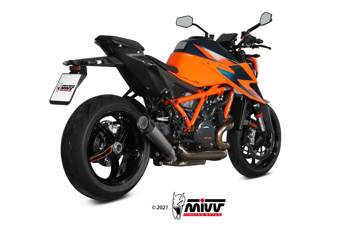 MIVV XM5 Auspuff Titan passend für KTM 1290 Superduke R 2020-2023