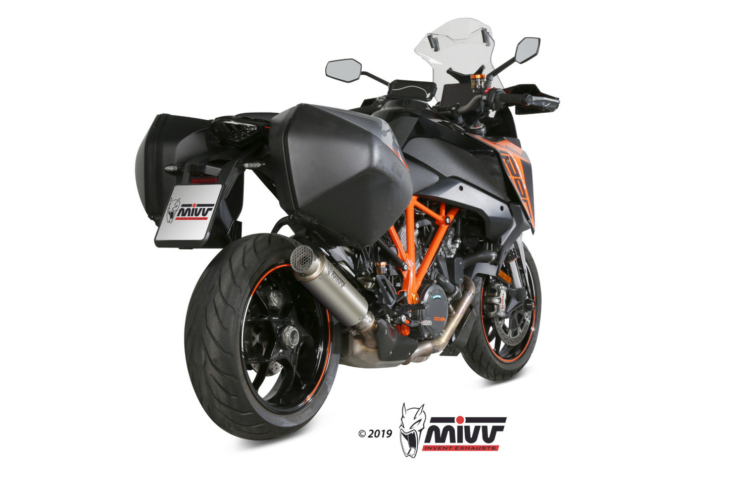 MIVV GPpro Auspuff schwarz passend für KTM 1290 SUPERDUKE GT 16-24