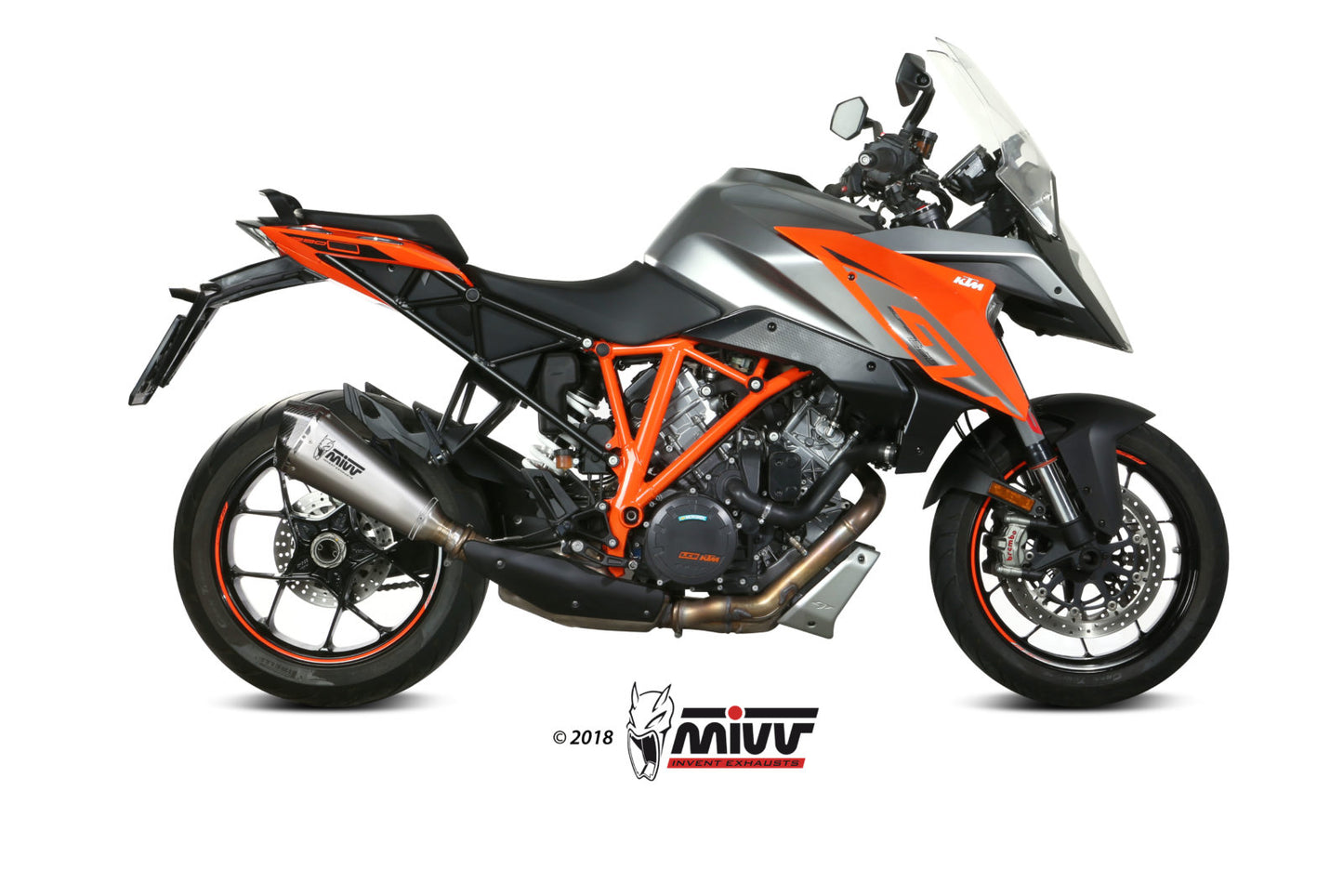 MIVV Delta Race Auspuff Edelstahl passend für KTM 1290 SUPERDUKE GT 16-24