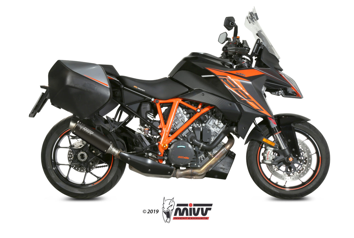 MIVV GPpro Auspuff schwarz passend für KTM 1290 SUPERDUKE GT 2016-2024