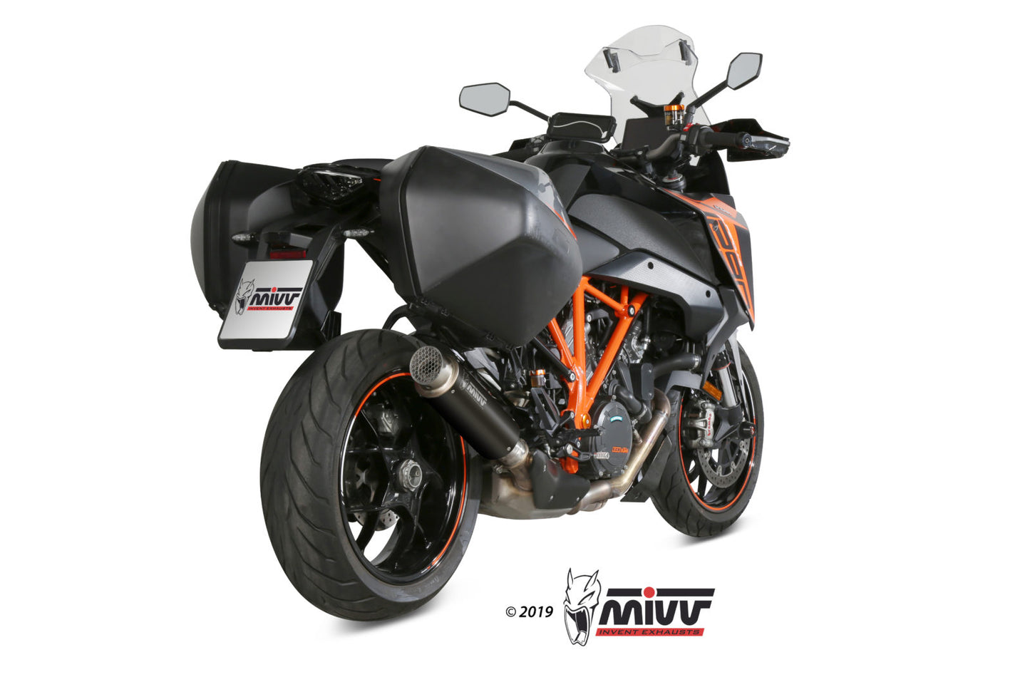 MIVV GPpro Auspuff schwarz passend für KTM 1290 SUPERDUKE GT 2016-2024
