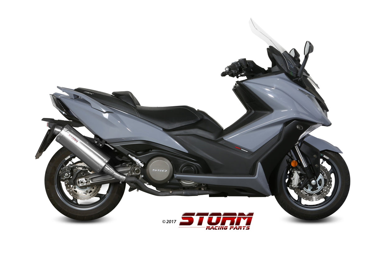 STORM OVAL Auspuff passend für Kymco AK 550 2017-2020