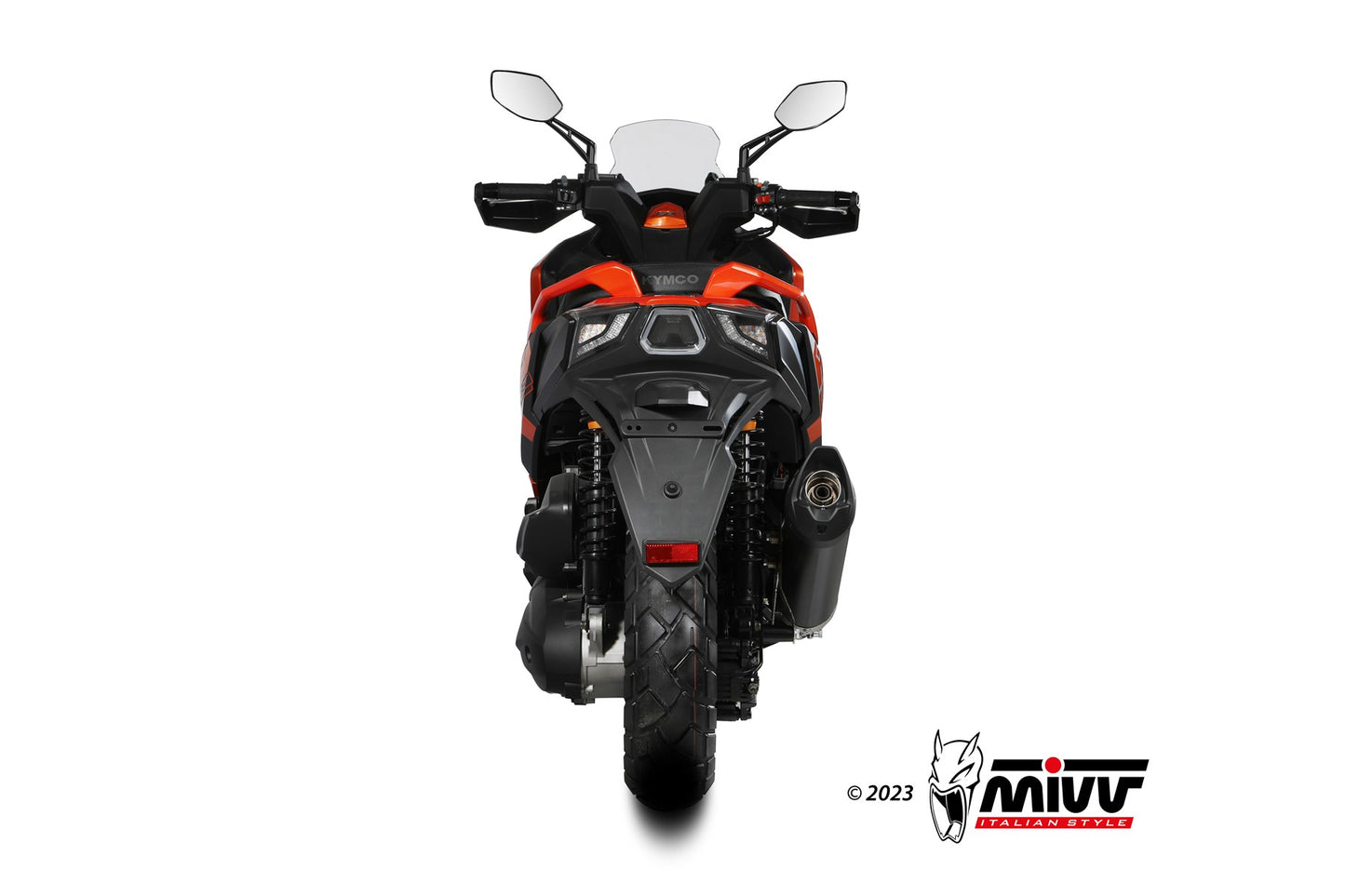 MIVV MOVER Auspuff Edelstahl schwarz passend für KYMCO DTX 360 350 2023-2024