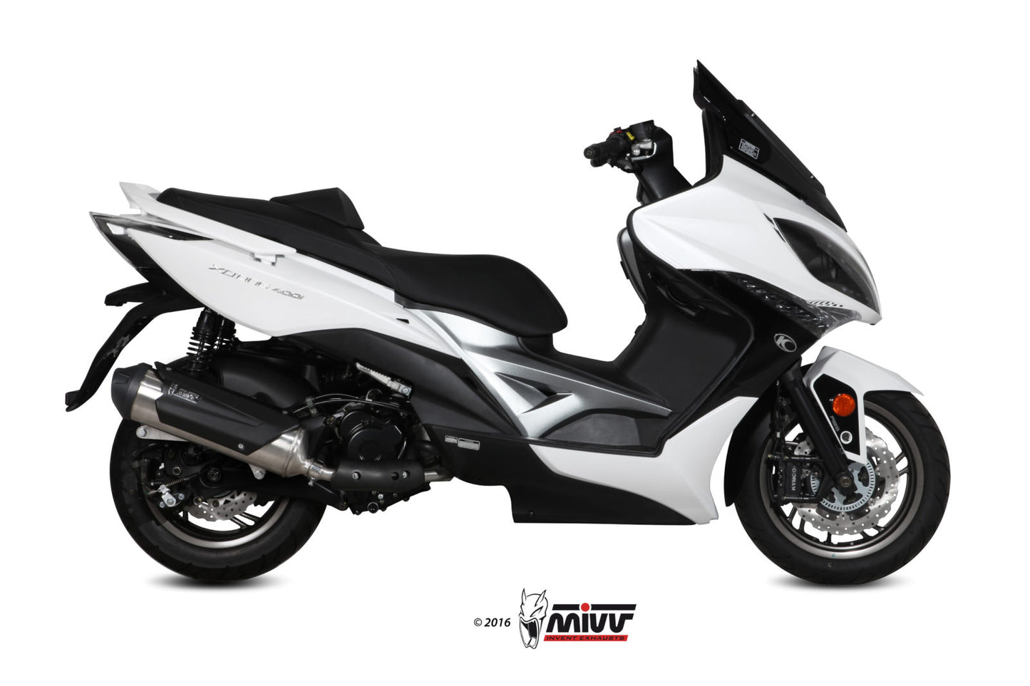 MIVV URBAN Auspuff Komplettanlage passend für Kymco XCiting 400 2013-2016