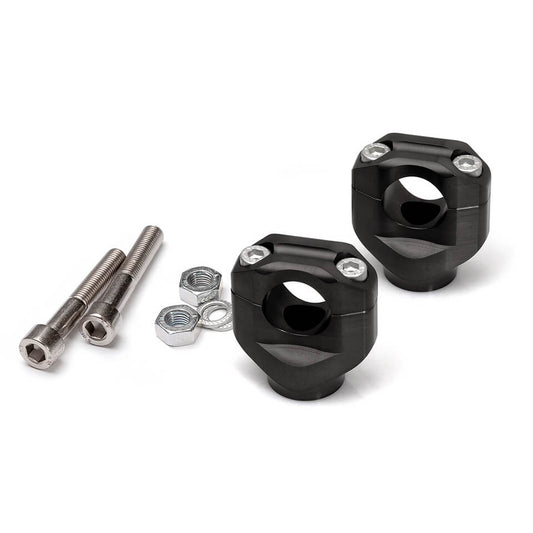 LSL Klemmbock-Kit 28,6/70mm schwarz - Kama Bike Parts
