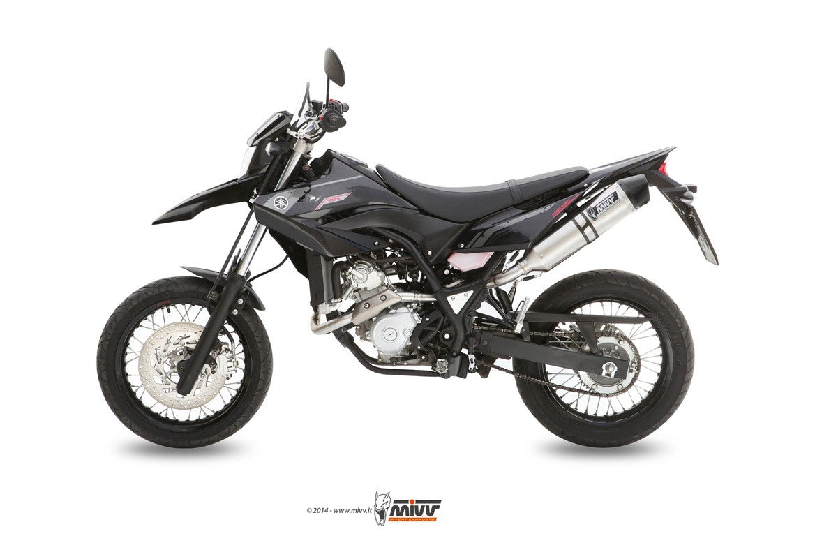 MIVV Stronger Auspuff Edelstahl passend für Yamaha WR 125 R-X 2009-2016