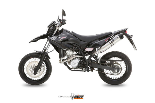 MIVV Stronger Auspuff Edelstahl passend für Yamaha WR 125 R-X 2009-2016