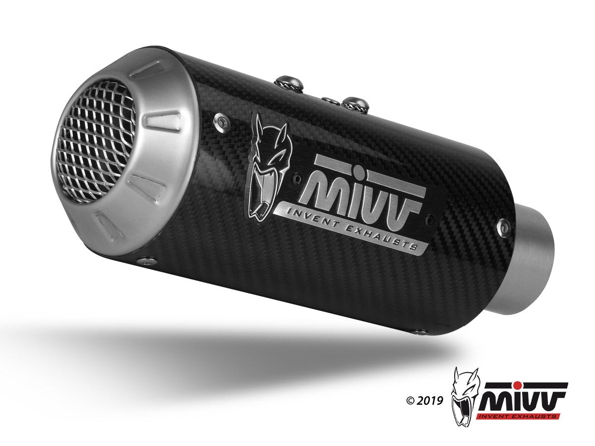 MIVV MK3 Auspuff Carbon passend für SUZUKI GSX-S 1000 KATANA 2019-2024