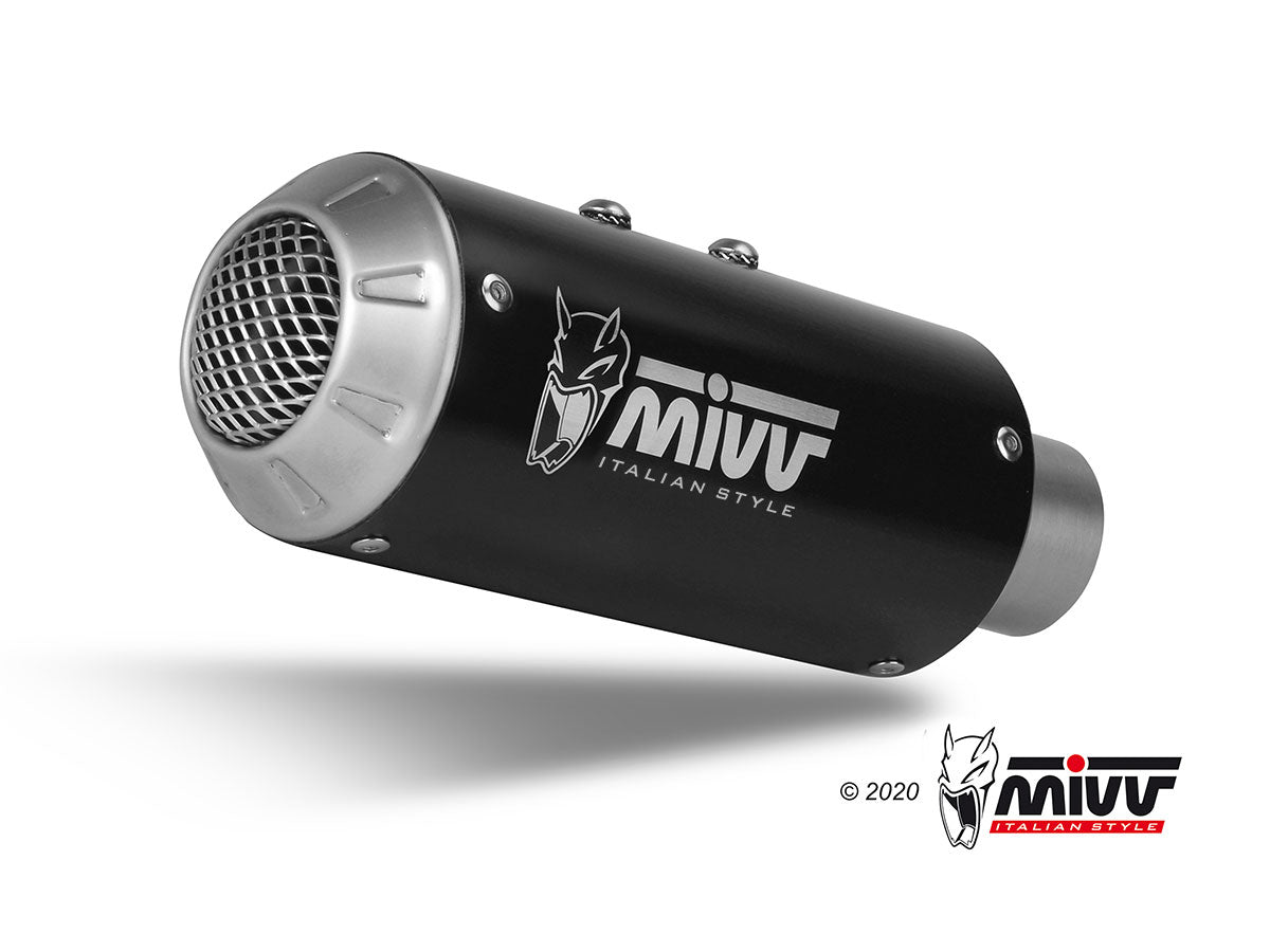 MIVV MK3 Auspuff schwarz passend für Benelli 502C 2019-2024