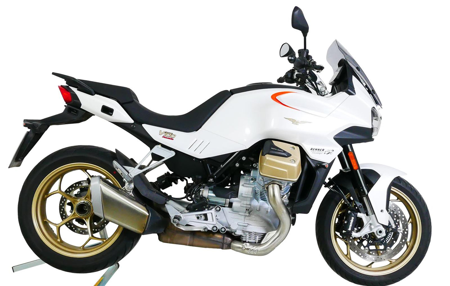 MRA Tourenscheibe "TM" rauchgrau passend für MOTOGUZZI MANDELLO V100 2022-