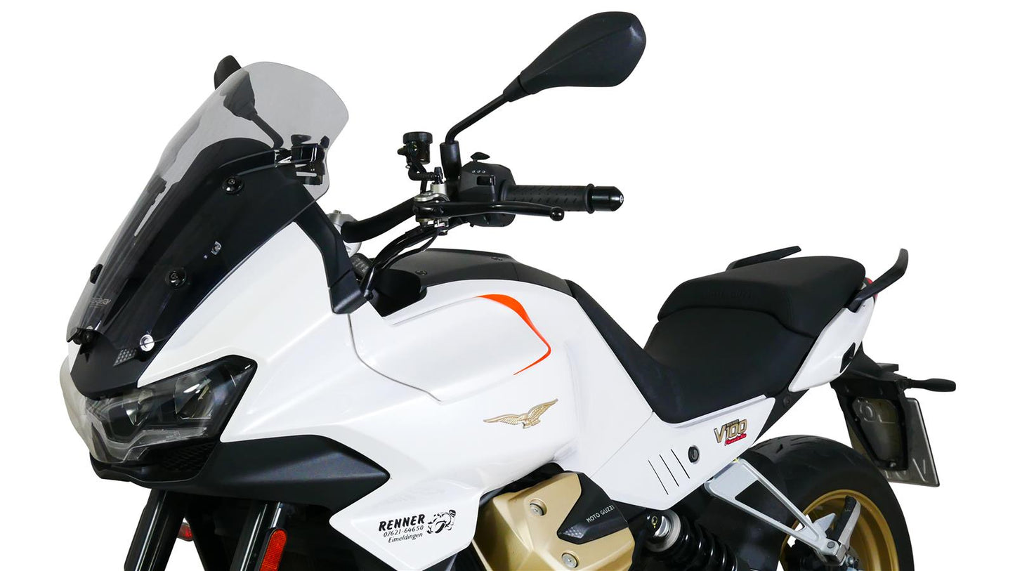 MRA Tourenscheibe "TM" rauchgrau passend für MOTOGUZZI MANDELLO V100 2022-