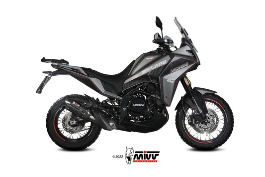 MIVV SUONO Auspuff schwarz passend für MOTO MORINI X-CAPE 2021-2024