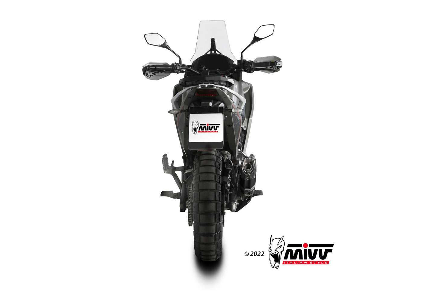 MIVV SUONO Auspuff schwarz passend für MOTO MORINI X-CAPE 2021-2024