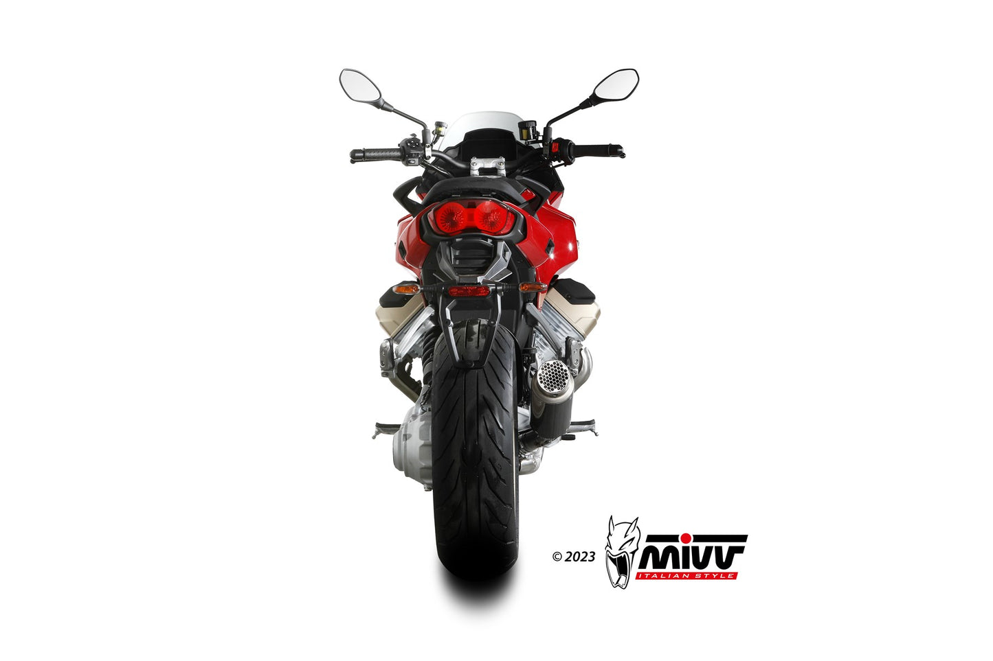MIVV GPpro Auspuff Carbon passend für MOTO GUZZI V100 MANDELLO 2022-2024