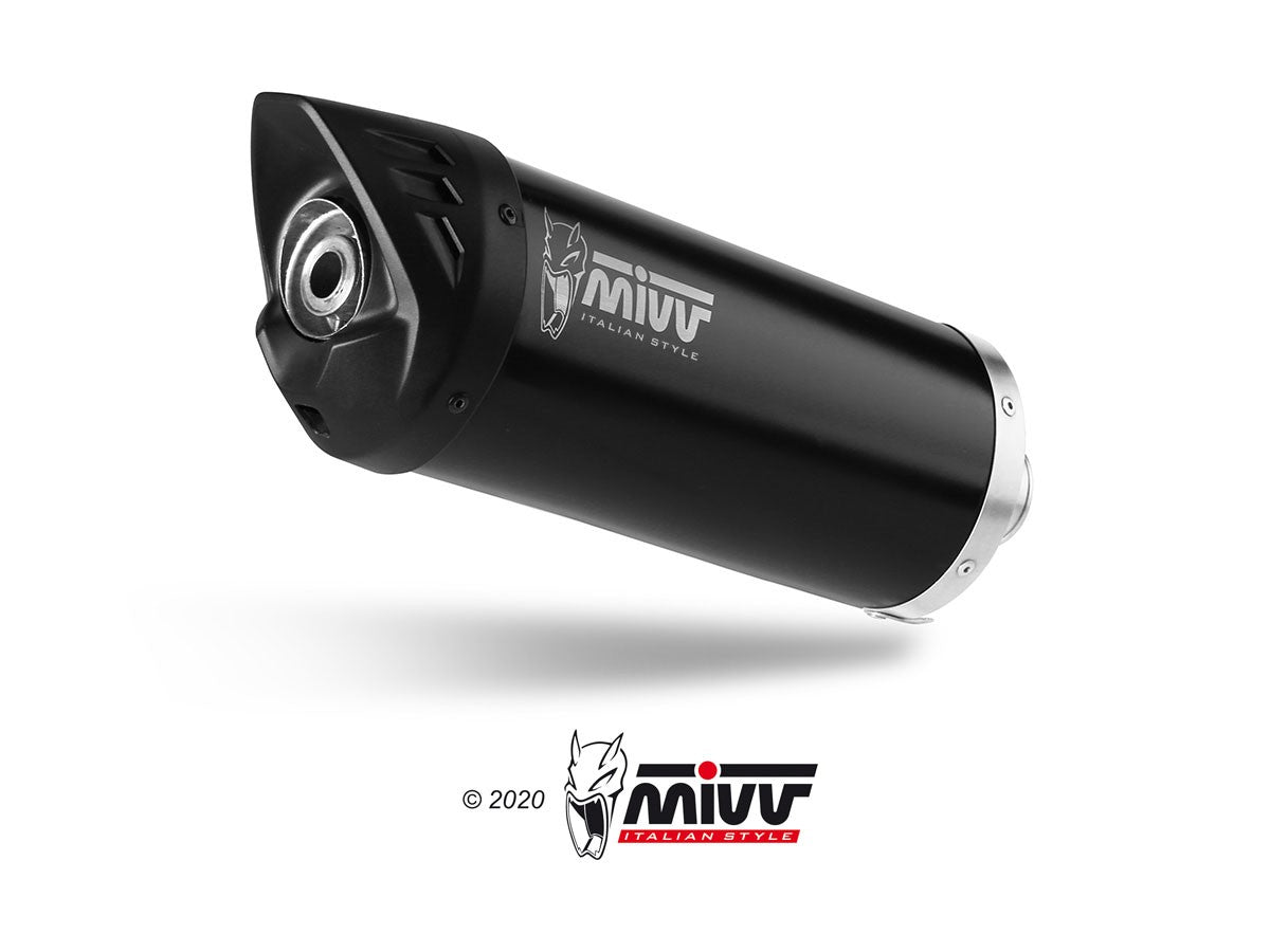 MIVV MOVER Auspuff schwarz passend für SUZUKI BURGMAN 400 2022-2024