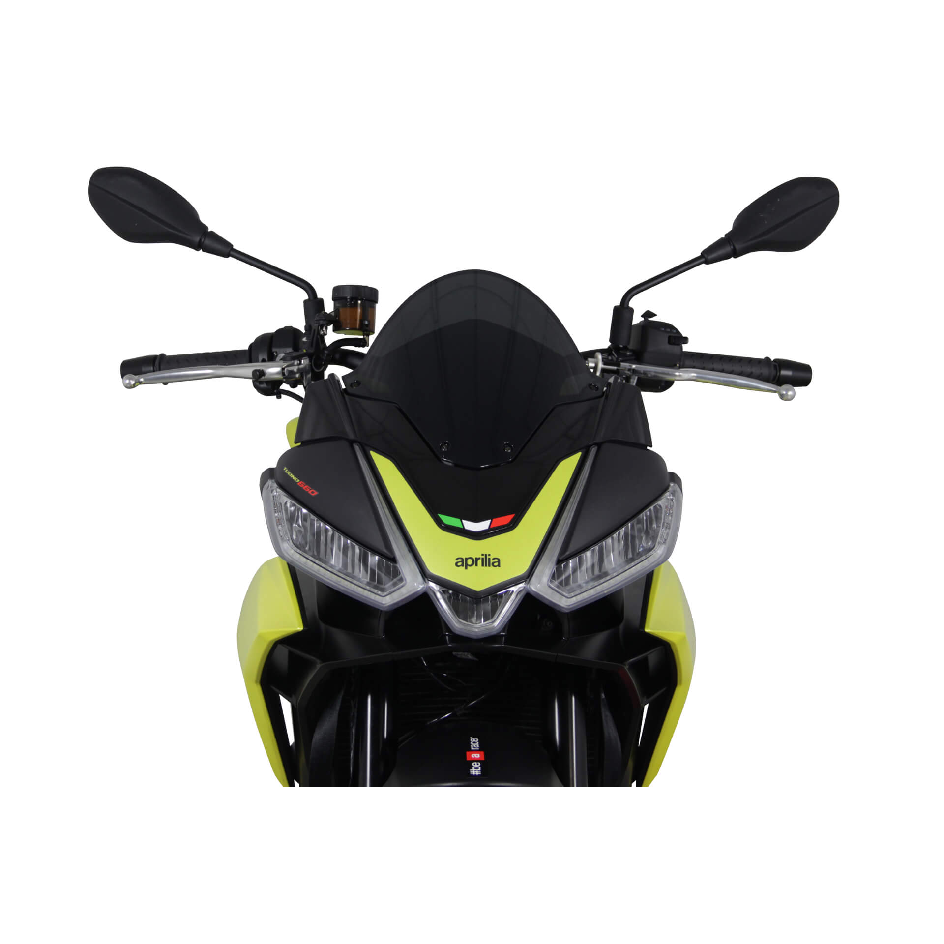 MRA Racingscheibe TUONO 660 /V4 1100 / FAC.2019- schwarz - Kama Bike Parts