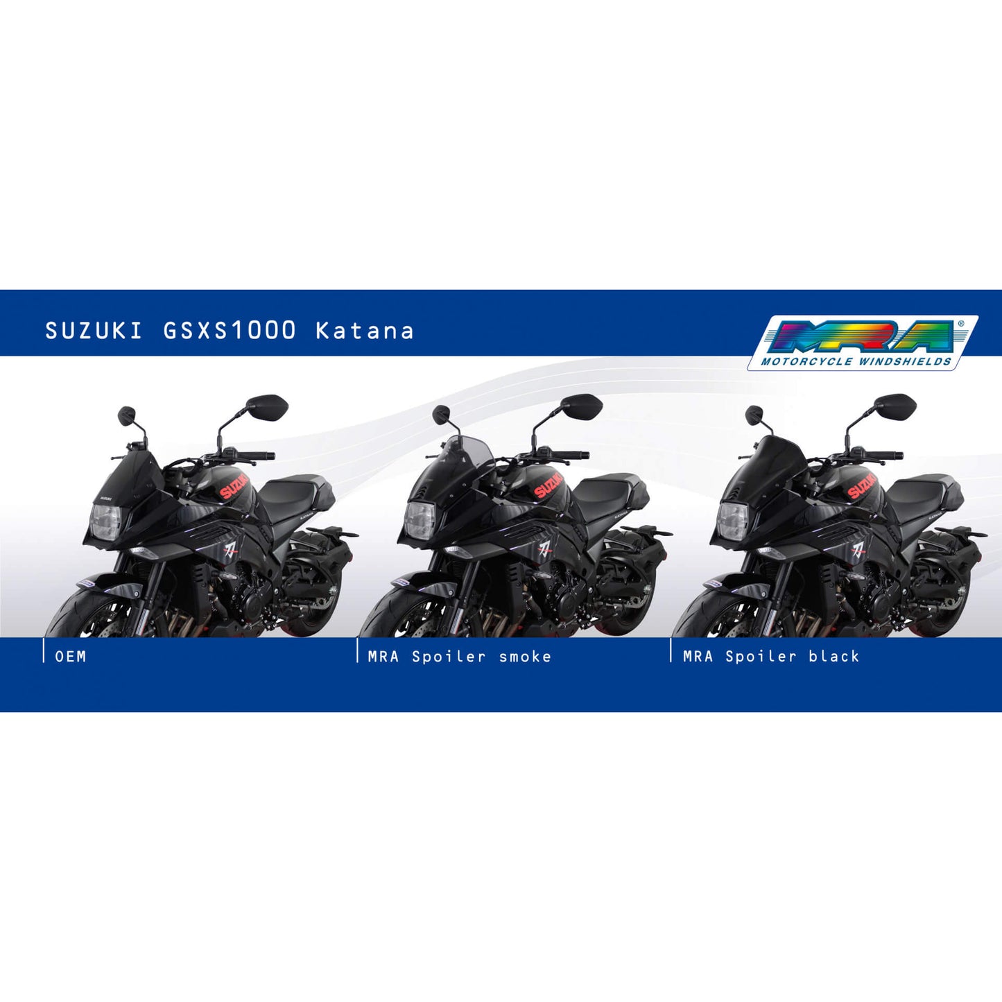 MRA Spoilerscheibe S passend für Suzuki GSX-S 1000 S KATANA 2019- - Kama Bike Parts