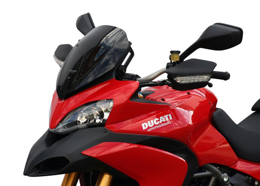 MRA Sportscheibe passend für Ducati Multistrada 1200 schwarz 2009-2012 kurz - Kama Bike Parts