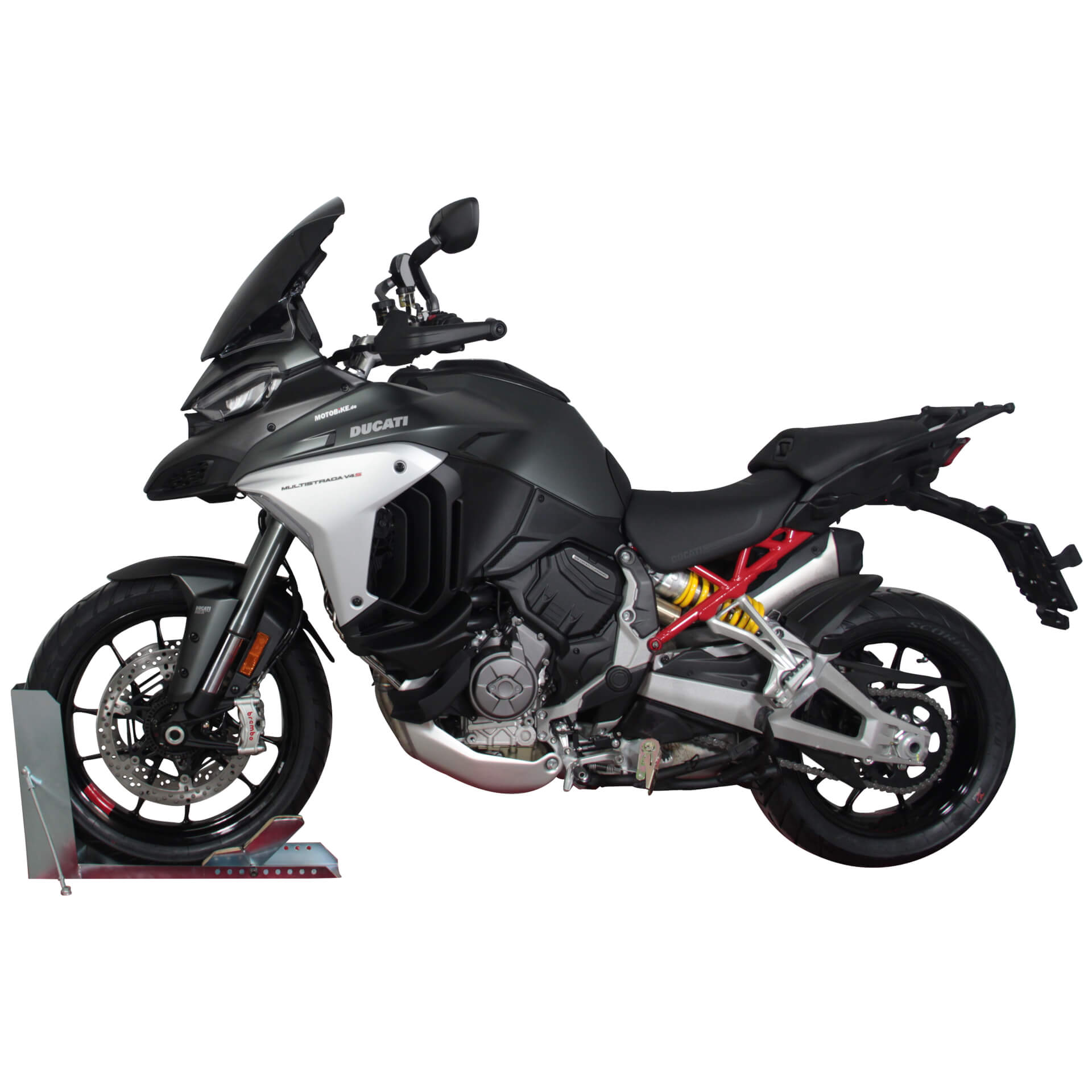 MRA Tourenscheibe MULTISTRADA V4 / PIKES PEAK 2021- schwarz - Kama Bike Parts