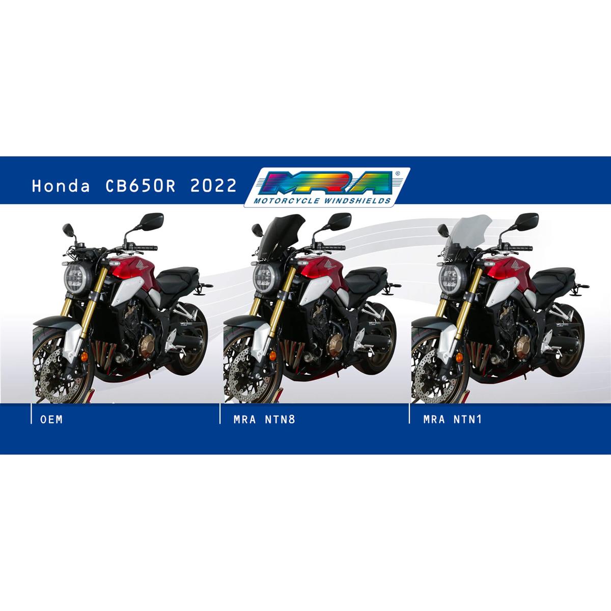 MRA Tourenscheibe NTN CB 650 R 2019- schwarz - Kama Bike Parts