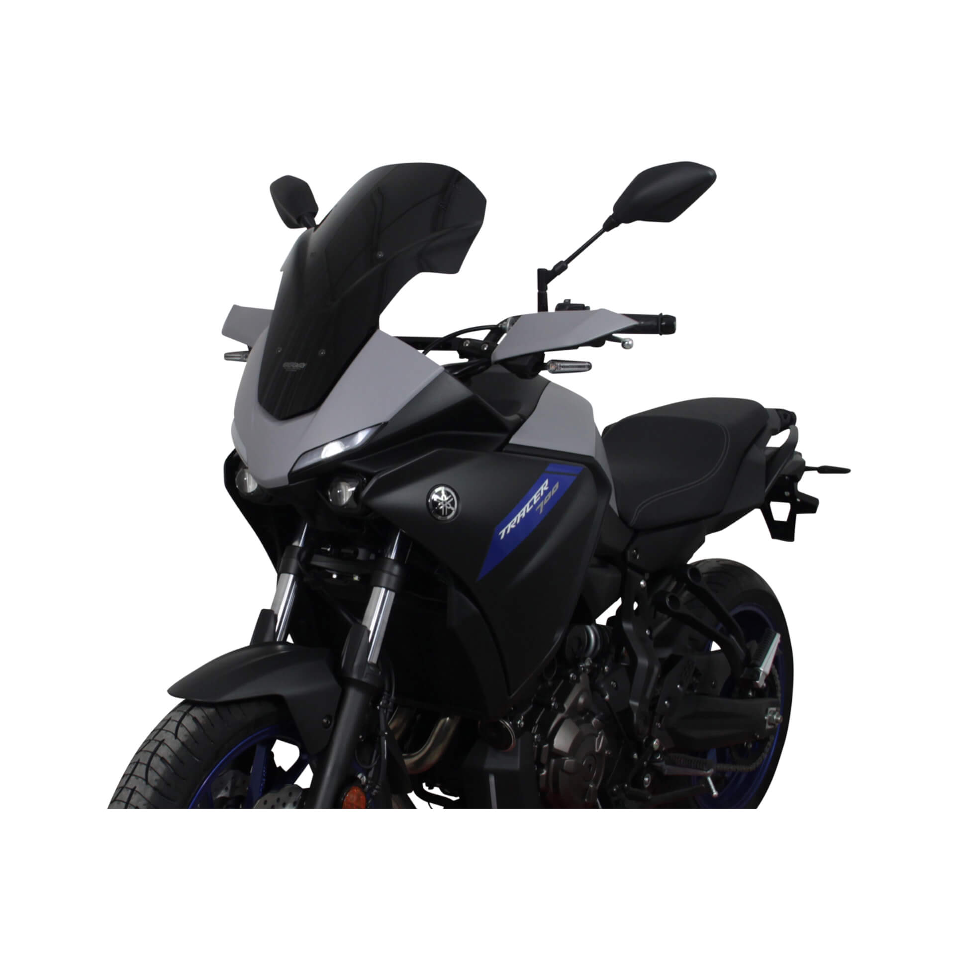 MRA Tourenscheibe TRACER 700 2020- / 7 2021- schwarz - Kama Bike Parts