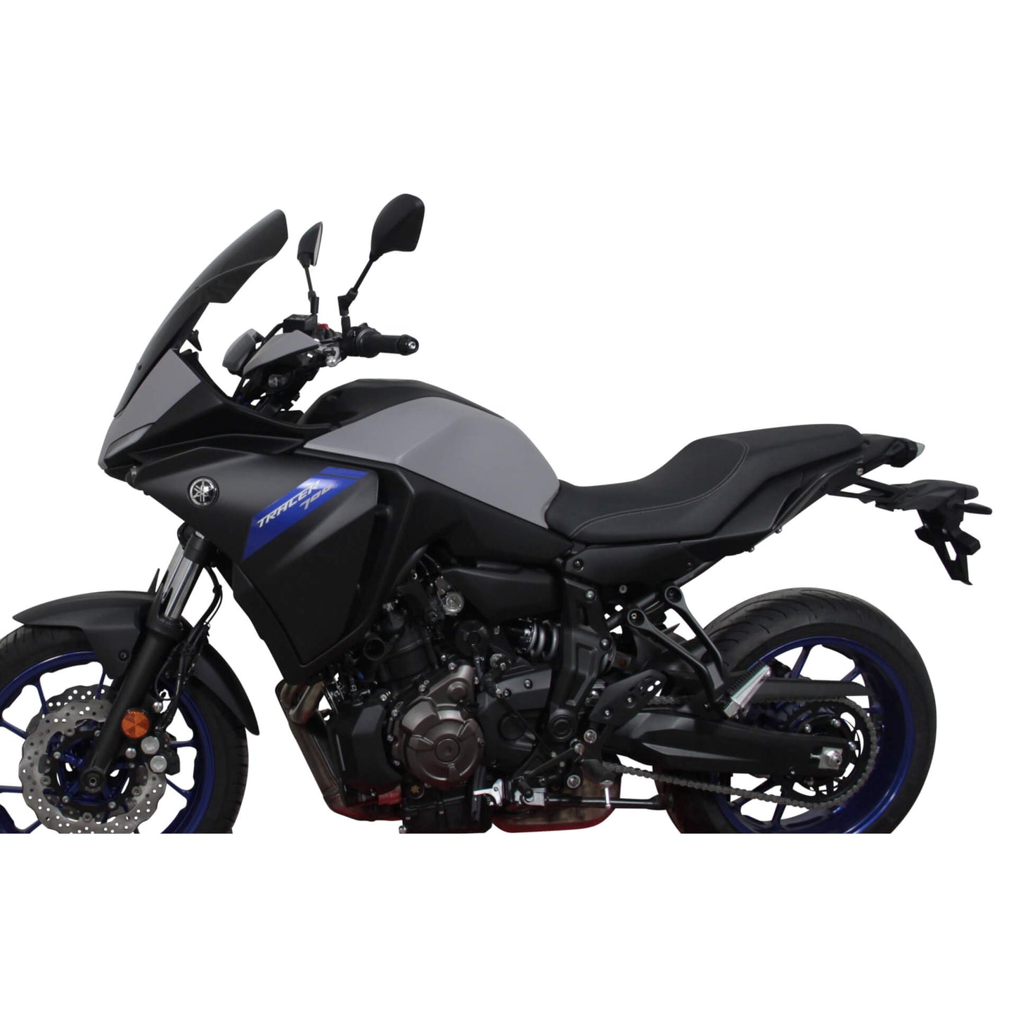 MRA Tourenscheibe TRACER 700 2020- / 7 2021- schwarz - Kama Bike Parts