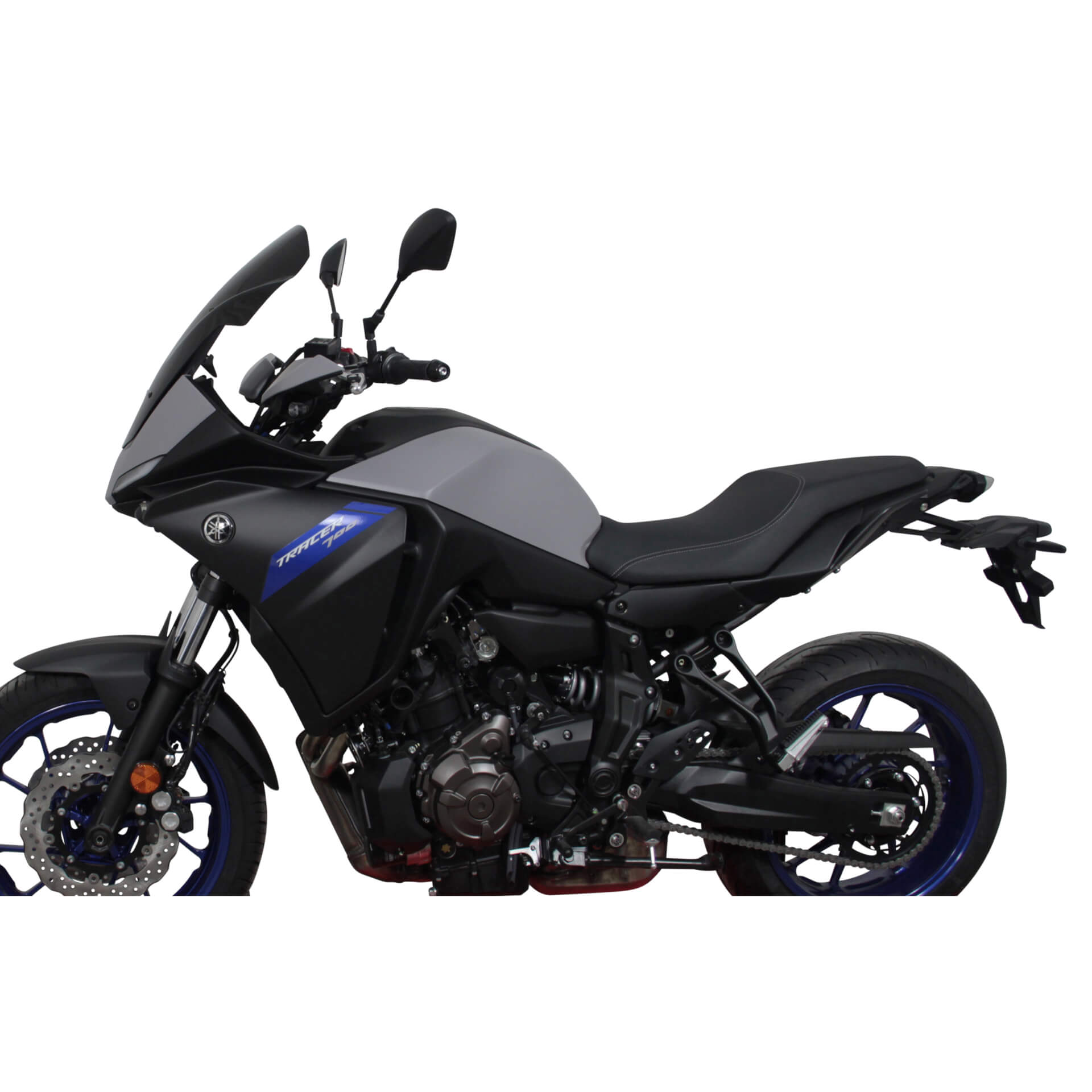 MRA Tourenscheibe TRACER 700 2020- / 7 2021- schwarz - Kama Bike Parts