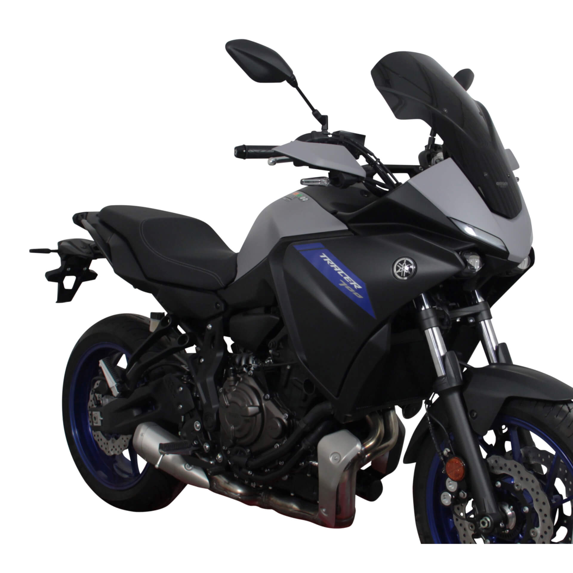 MRA Tourenscheibe TRACER 700 2020- / 7 2021- schwarz - Kama Bike Parts