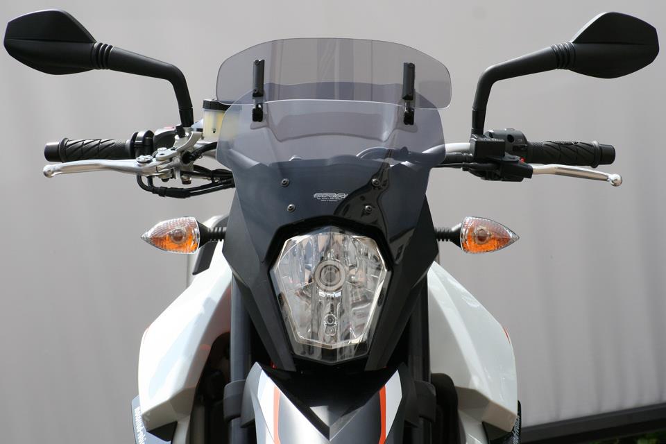 MRA Vario Touringscheibe passend für KTM 990 Supermoto SM/SMR 2008- rauchgrau - Kama Bike Parts
