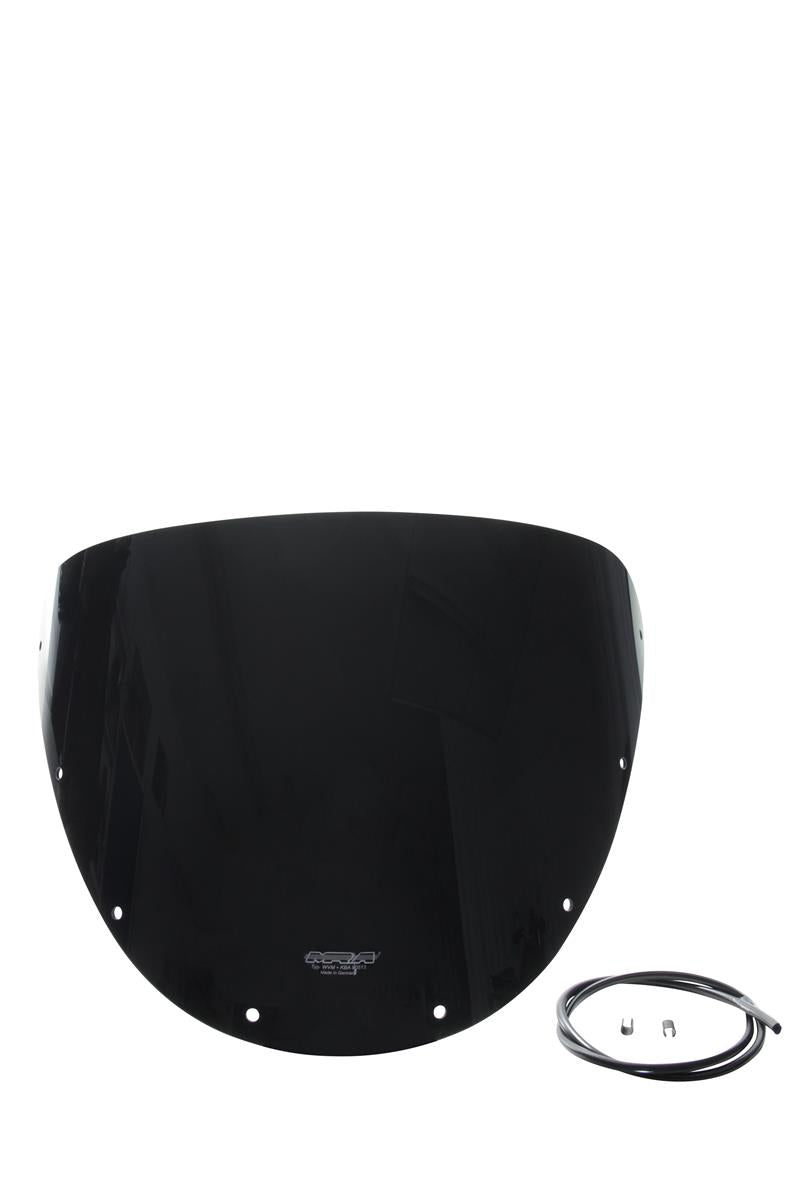 MRA Verkleidungsscheibe schwarz passend für Kawasaki Z1 R (Originalform) - Kama Bike Parts
