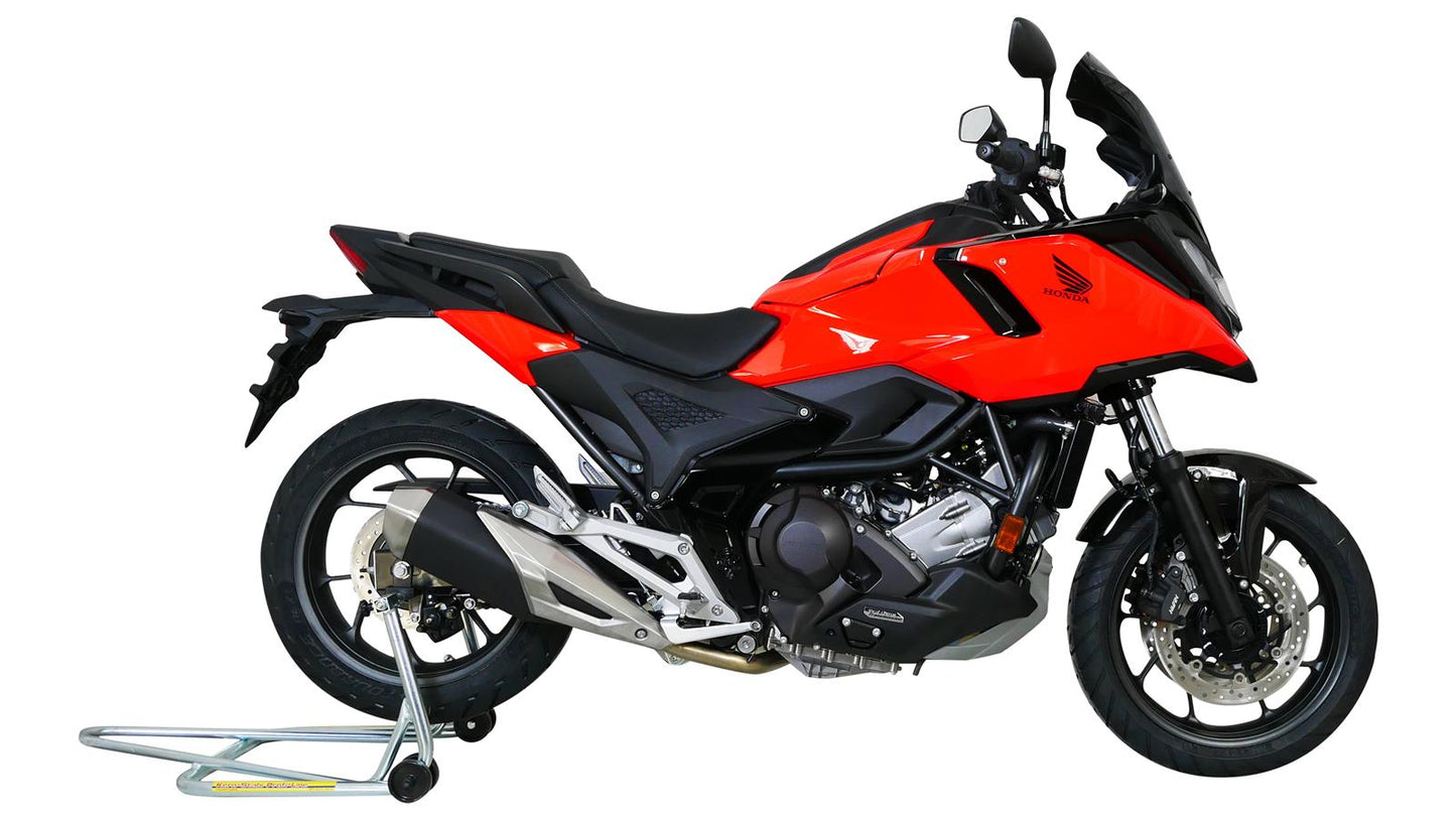 MRA Tourenscheibe "TM" schwarz passend für Honda NC 750 X 2025-