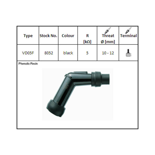 NGK Kerzenstecker VD-05 F für 12 mm Kerze 120? - Kama Bike Parts