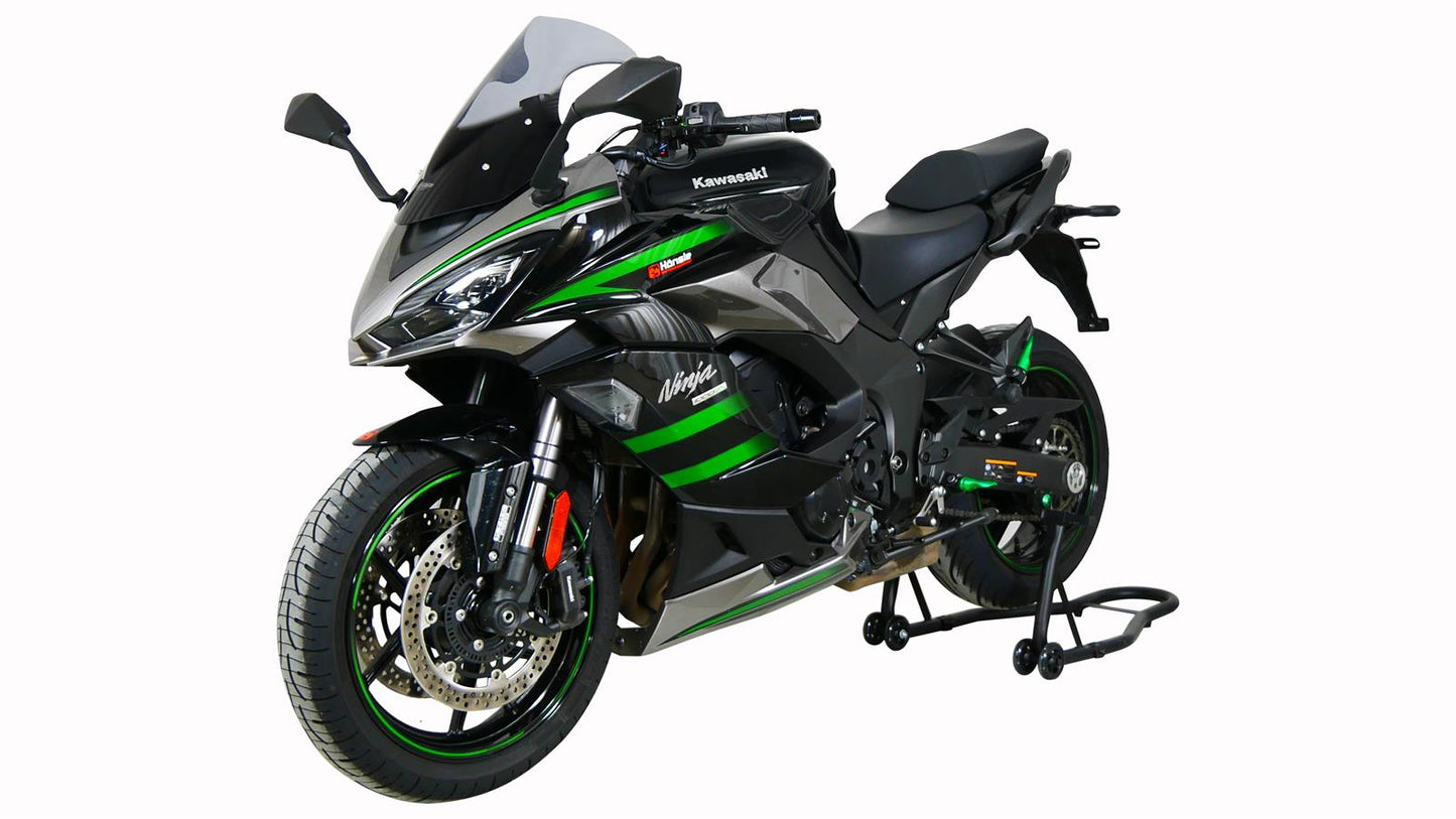 MRA Racingscheibe "R" rauchgrau passend für Kawasaki NINJA 1000 SX 2020-